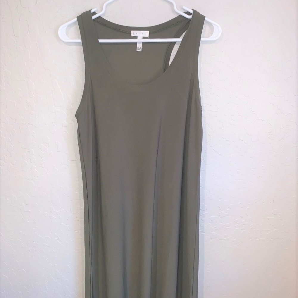 Leith Olive Green Shift Dress